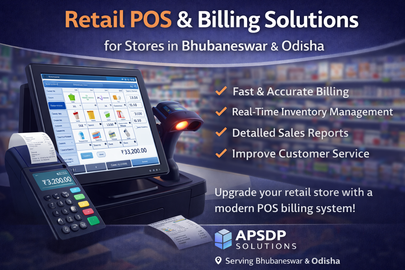 Retail POS & Billing Solutions for Modern Stores in Odisha